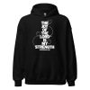 Unisex Heavy Blend Hoodie Black Front 67cbf05a27de1 | Cross Culture Streetwear