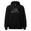 Unisex Heavy Blend Hoodie Black Front 67cbf71260ff5 | Cross Culture Streetwear