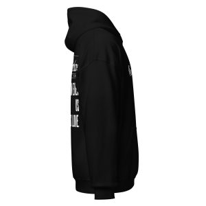 Unisex Heavy Blend Hoodie Black Right 67d3f9a996ffa | Cross Culture Streetwear