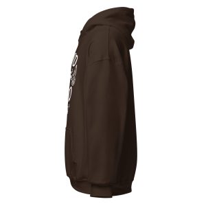 Unisex Heavy Blend Hoodie Dark Chocolate Left 67d3ea4792094 | Cross Culture Streetwear