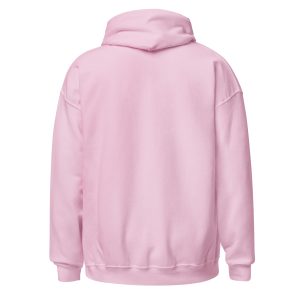 Unisex Heavy Blend Hoodie Light Pink Back 67d3f4e087800 | Cross Culture Streetwear