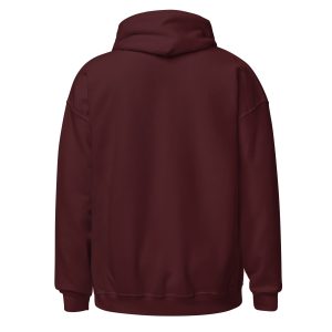 Unisex Heavy Blend Hoodie Maroon Back 67d3ea4785453 | Cross Culture Streetwear