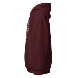 Unisex Heavy Blend Hoodie Maroon Left 67d3ea47875d2 | Cross Culture Streetwear