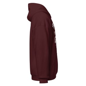 Unisex Heavy Blend Hoodie Maroon Right 67d3ea4789747 | Cross Culture Streetwear