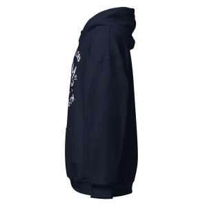 Unisex Heavy Blend Hoodie Navy Left 67cbe43ac5774 | Cross Culture Streetwear