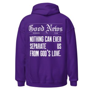 Unisex Heavy Blend Hoodie Purple Back 67d3f9a9bc5ee | Cross Culture Streetwear