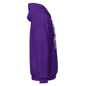 Unisex Heavy Blend Hoodie Purple Right 67d33dd41b208 | Cross Culture Streetwear