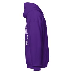 Unisex Heavy Blend Hoodie Purple Right 67d3f9a9c3e2c | Cross Culture Streetwear