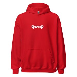 Unisex Heavy Blend Hoodie Red Front 67d3e989ce7fe | Cross Culture Streetwear