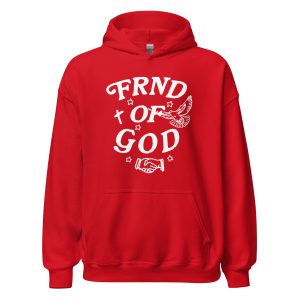 Unisex Heavy Blend Hoodie Red Front 67d3ea4798746 | Cross Culture Streetwear