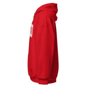 Unisex Heavy Blend Hoodie Red Left 67cbf96229b56 | Cross Culture Streetwear