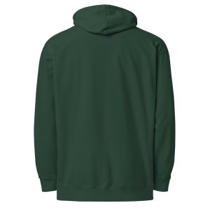 Unisex Midweight Hoodie Alpine Green Back 67d2ea63c5065 | Cross Culture Streetwear