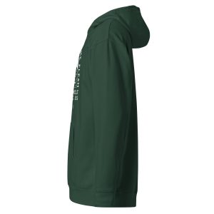 Unisex Midweight Hoodie Alpine Green Left 67d2eab0cf85a | Cross Culture Streetwear