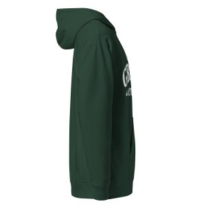 Unisex Midweight Hoodie Alpine Green Right 67d2ea63c5bbf | Cross Culture Streetwear
