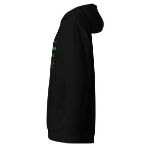 Unisex Midweight Hoodie Black Left 67d2e63f91893 | Cross Culture Streetwear