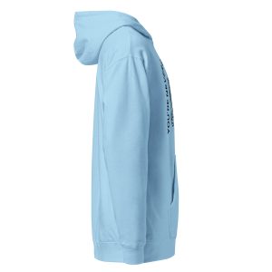 Unisex Midweight Hoodie Blue Aqua Right 67d2e6b79ceaf | Cross Culture Streetwear