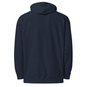 Unisex Midweight Hoodie Classic Navy Back 67d2ea63c2f40 | Cross Culture Streetwear