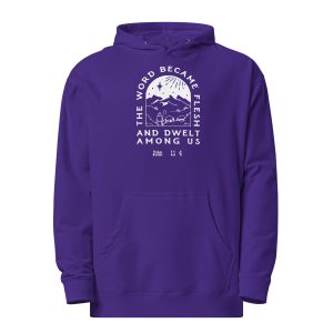 Unisex Midweight Hoodie Purple Front 67d2eab0ce2ca | Cross Culture Streetwear