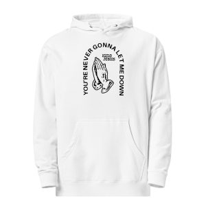 Unisex Midweight Hoodie White Front 67d2e6b79dd56 | Cross Culture Streetwear