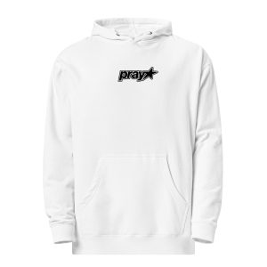 Unisex Midweight Hoodie White Front 67d2eb21c2b08 | Cross Culture Streetwear